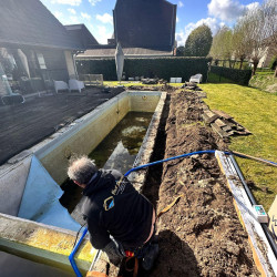 Rénovation entière piscine et côté technique