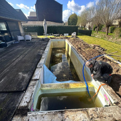 Rénovation entière piscine et côté technique