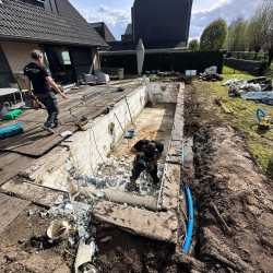 Rénovation entière piscine et côté technique